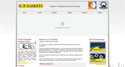 Desktop Screenshot of gpgaskets.com