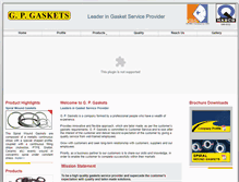 Tablet Screenshot of gpgaskets.com